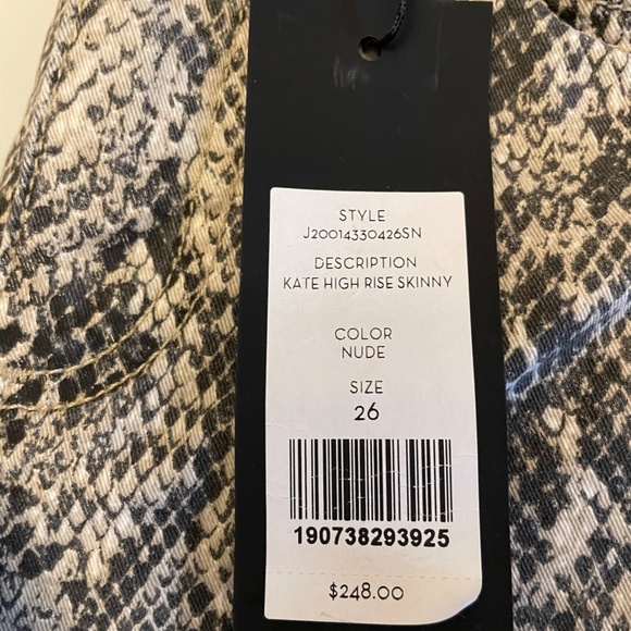 Veronica Beard High -Rise Skinny Jeans NWT. Size 26 - Picture 3 of 5